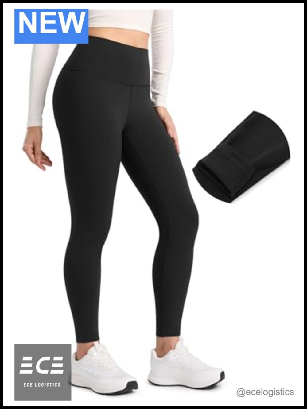 Fleece Lined Leggings 28'' High Rise Thermal Matte